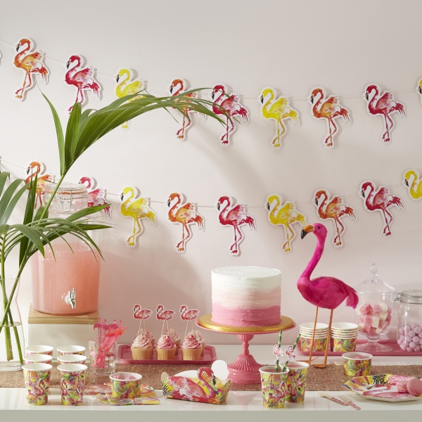 Party&Bite Confetti Flamingo Confetti Decoração de Festas