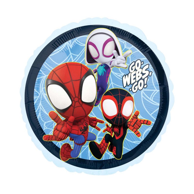 Balão Spidey - Personagens Foil e Bubbles - Party&Bite