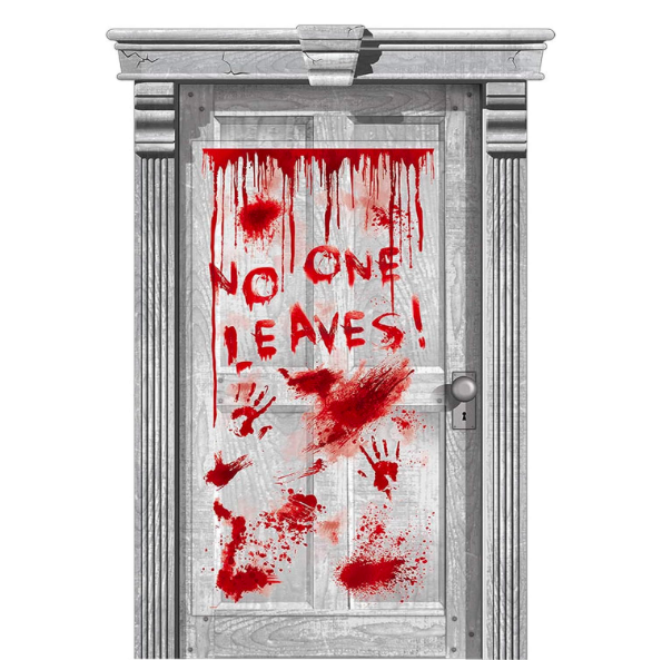 Banner Decorativo para Porta No One Leaves