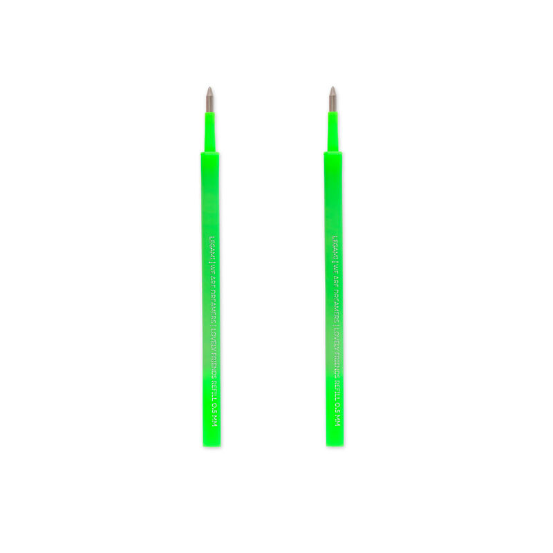 2 Recargas para Caneta de Gel - Verde Neon