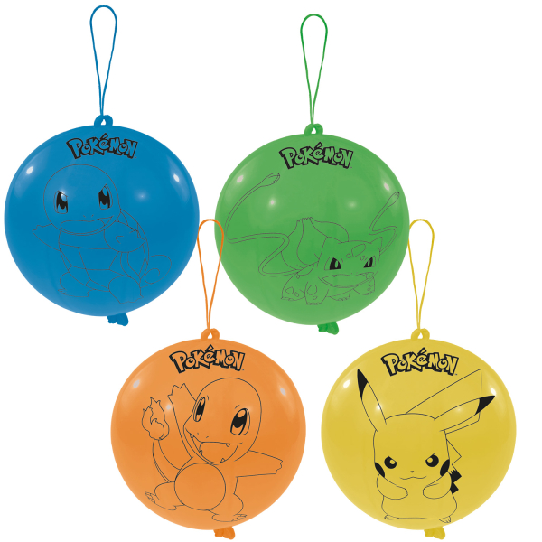 4 Punch Balloons Pokémon