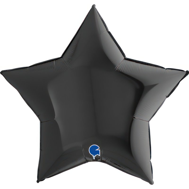 Balão Estrela Preto Grande