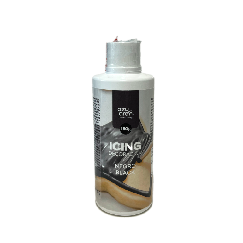 Gel para Decoração tipo Glacê 150g Preto