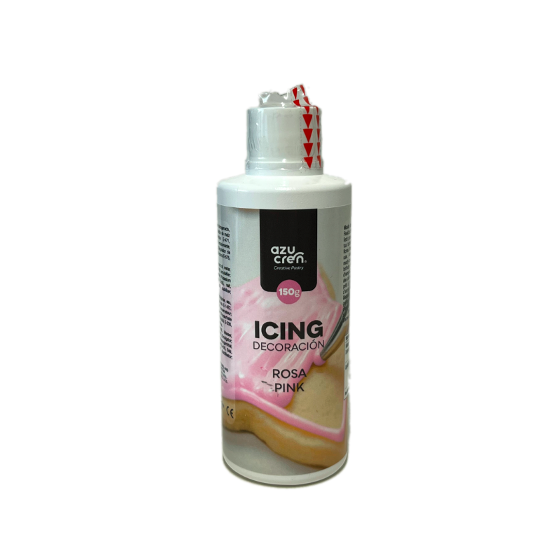 Gel para Decoração tipo Glacê 150g Rosa