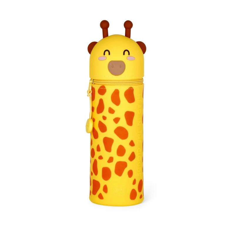 Estojo de Silicone Kawaii - Girafa