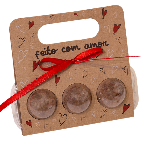 Blister para 3 Doces - Amor Doce - 10 unidades